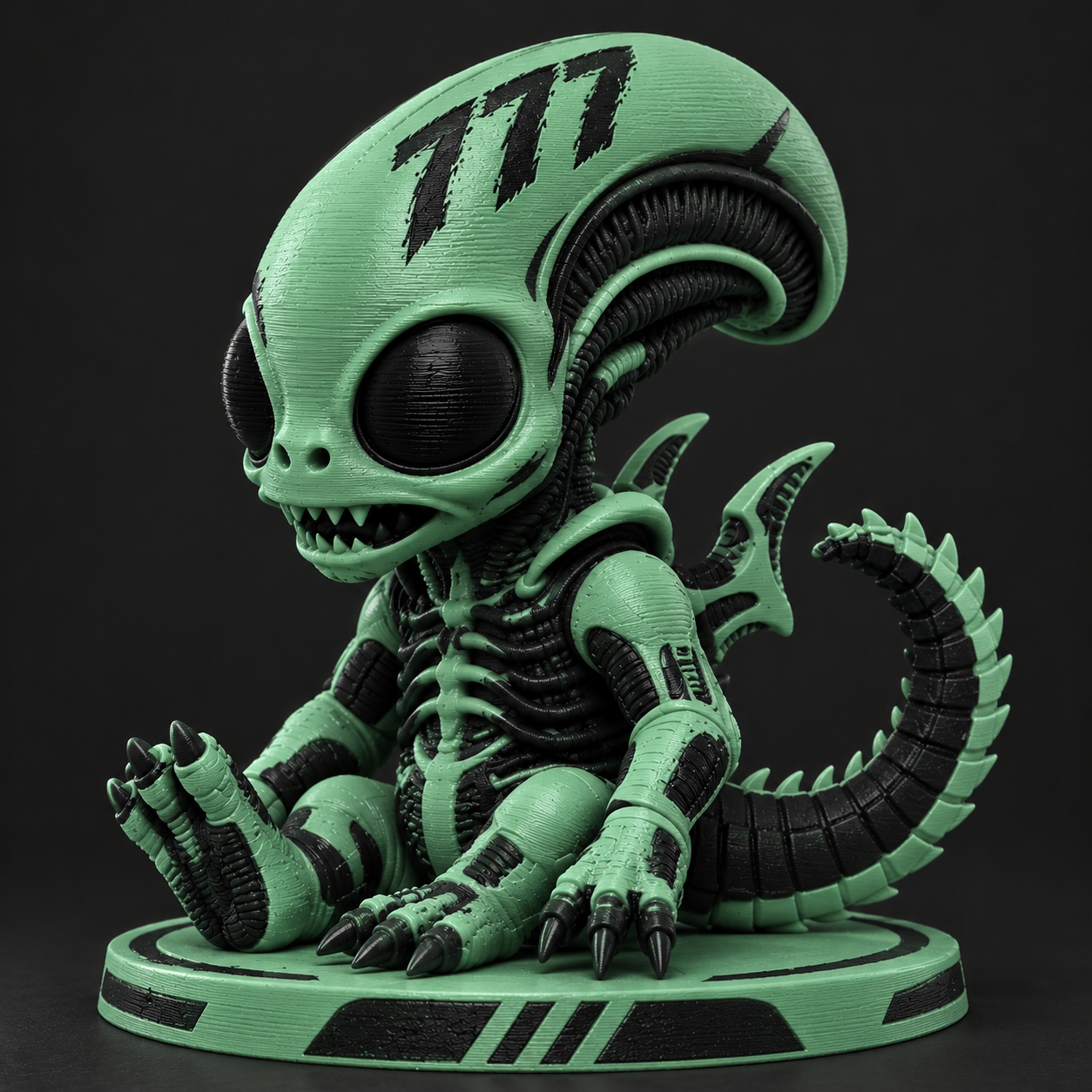 croquis alien 3d impression